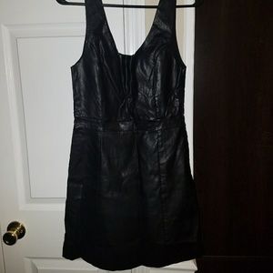 leather dress